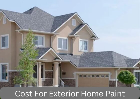 Cost for exterior home paint