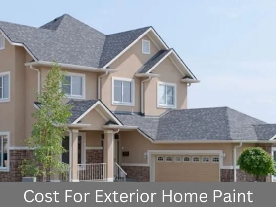 Cost for exterior home paint